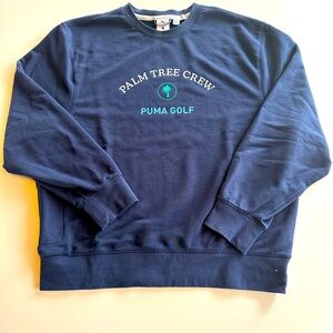 Puma Golf - Palm Tree Crew - Festival Golf Tournament sweatshirt.  Size M - Navy